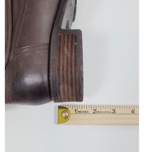 UGG ALDON STOUT WATER RESISTANT SHEARLING LINED ANKLE BOOTS IN BROWN, SZ 8 - Picture 16 of 16